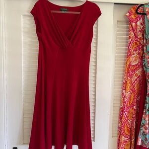 Ralph Lauren Red Dress 12